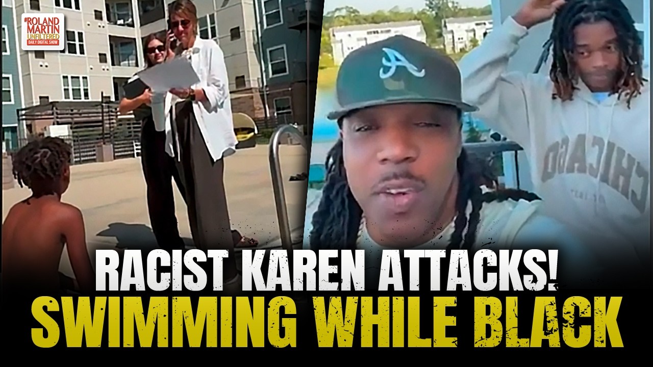 Swimming While Black: Racist Karen Tries To Police A Black Family At The Pool.