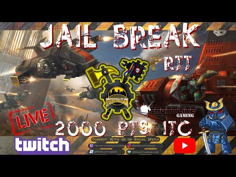 Introducing Jail Break - The first fully broadcast 40k tournament!