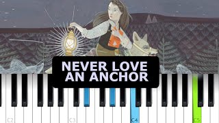 The Crane Wives - Never Love an Anchor (Piano Tutorial)