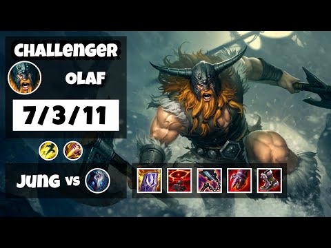 Olaf vs Kindred BR Challenger JUNGLE (7/3/11) - v12.1