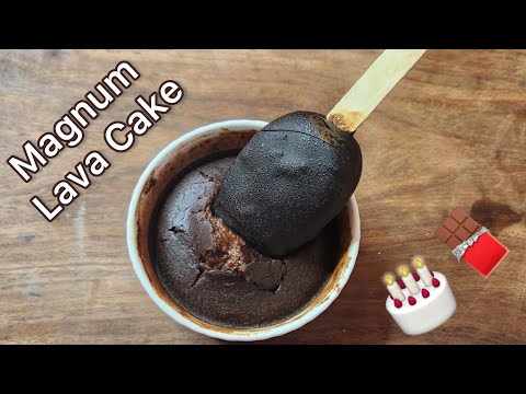 MAGNUM Lava Cake 🧁 | Magnum Cake | Anjum’s Food