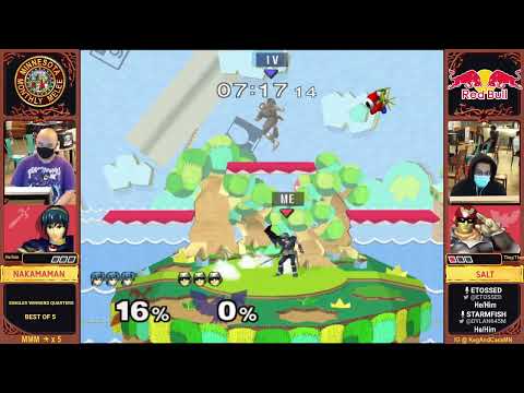 MMM #5 - Top 16 WQ: Nakamaman (Marth) vs Salt (C. Falcon)