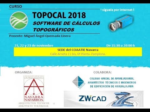 TopoCal 2018 — Clase Primera (4&nbsp;h)