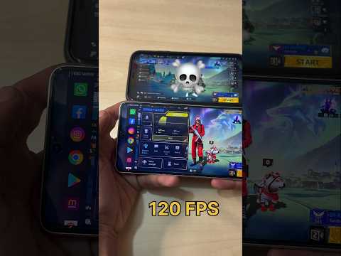 New POCO X7 PRO 😈 120FPS FREEFIRE GAMING TEST vs iPhone 11 #freefire #pocox7pro #iphone