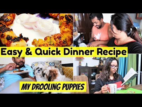 Easy And Quick Dinner Recipe | Homemade Chicken Tikka Kabab | My Drooling Puppies Video