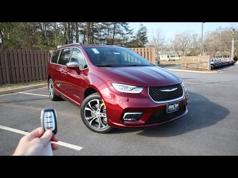 2021 Chrysler Pacifica Pinnacle: Start Up, Test Drive, Walkaround and Review
