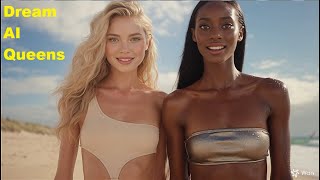 Two Stunning Beach Girls #01 | Dream AI Queens