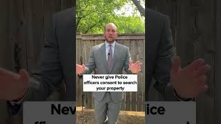 Can the police enter your backyard without a warrant?! #tips #legaltips #shorts