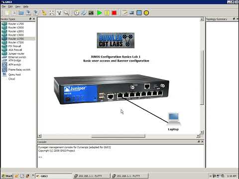 Introduction to Juniper Networking Lab 5 (JUNOS Configuration Basics)
