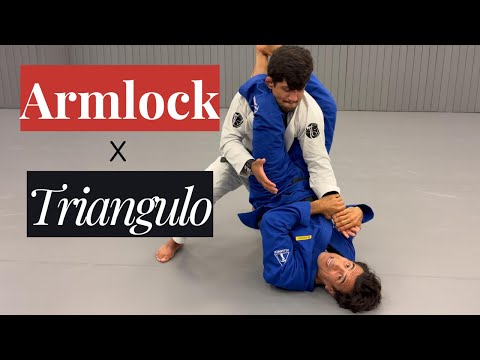 Armlock X Triangulo Partindo da Guarda Fechada