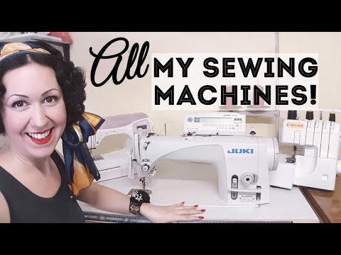 Meet ALL My Sewing Machines! Domestic, vintage and my new industrial!