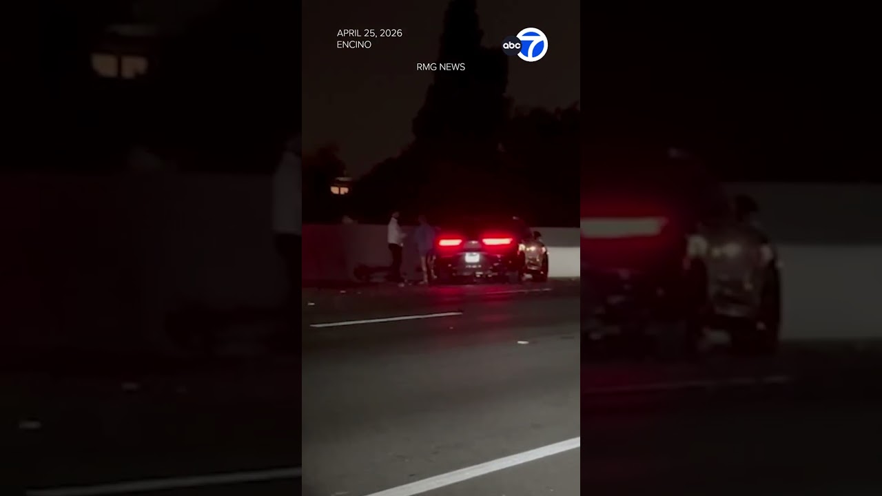 19-year-old killed in chain-reaction crash on 101 Freeway in Encino