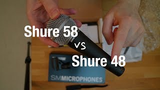 Video thumbnail for Shure SM48 vs Shure SM58 - Dynamische Mikrofone Vergleich by Review Tech TV [DE]