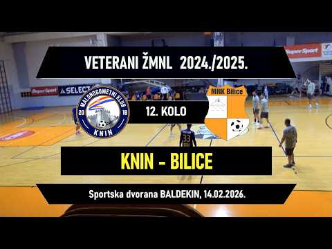 VETERANI ŽMNL: KNIN - BILICE  0:1, 14.02.2026.