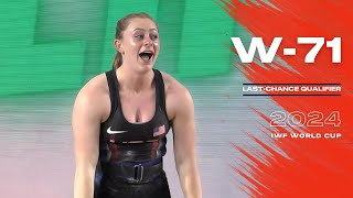 -71kg IWF World Cup 2024 | Full Session