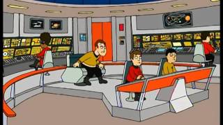 Family Guy - Captain Kirk and USS Enterprise Family Guy - Captain Kirk and USS Enterprise