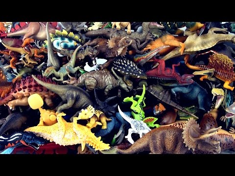 100 dinosaurs stacked - Count to 100 - Learn dinosaur names - Stack Up the Dinosaurs