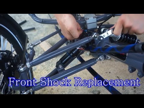 Specbike Technics Folding Trike Comfort. Front Shock Replacement 8-8 #trike #recumbent #Specbike