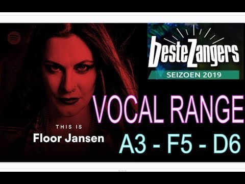 Floor Jansen's Vocal Range on Beste Zangers 2019 (Floorgasms Precaution!!!)