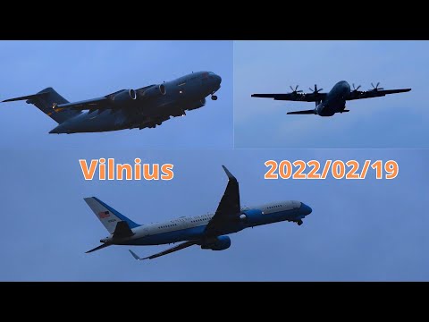 [4K] Exclusive Vilnius Airport Spotting (2022/02/19)