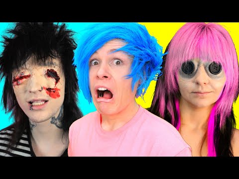 Robby Tries Spooky Halloween SFX Makeup on @JohnnieGuilbert by 5 Minute Crafts