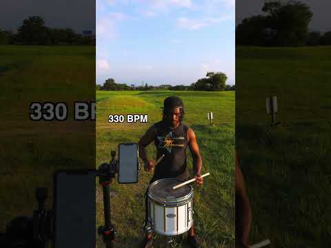 330 BPM Quadruple Stroke Roll