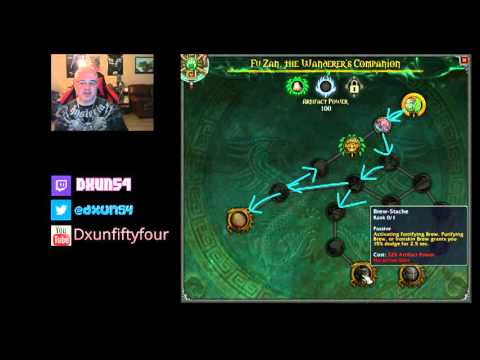 DXUN54 WoW Legion - Brewmaster Monk Artifact Weapon Spec