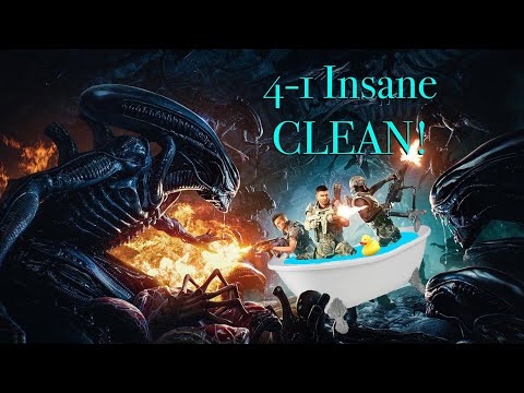 Aliens: FTE - CLEANEST 4-1 Insane You've Ever Seen! (NO Human Tanks, 2M DMG)