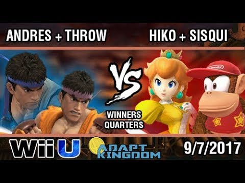 [Adapt Kingdom] AndresFn + THROWRYUKEN vs Hikotsu + Sisqui SSB4 Winners Quarters