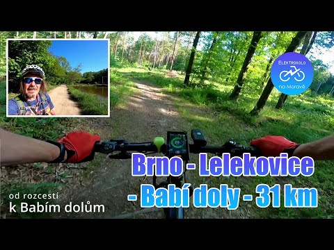 Elektrokolo: Cyklotrasa Brno - Lelekovice - Babí doly - Ořešín. Vyjížďka po lesích a trochu bloudění