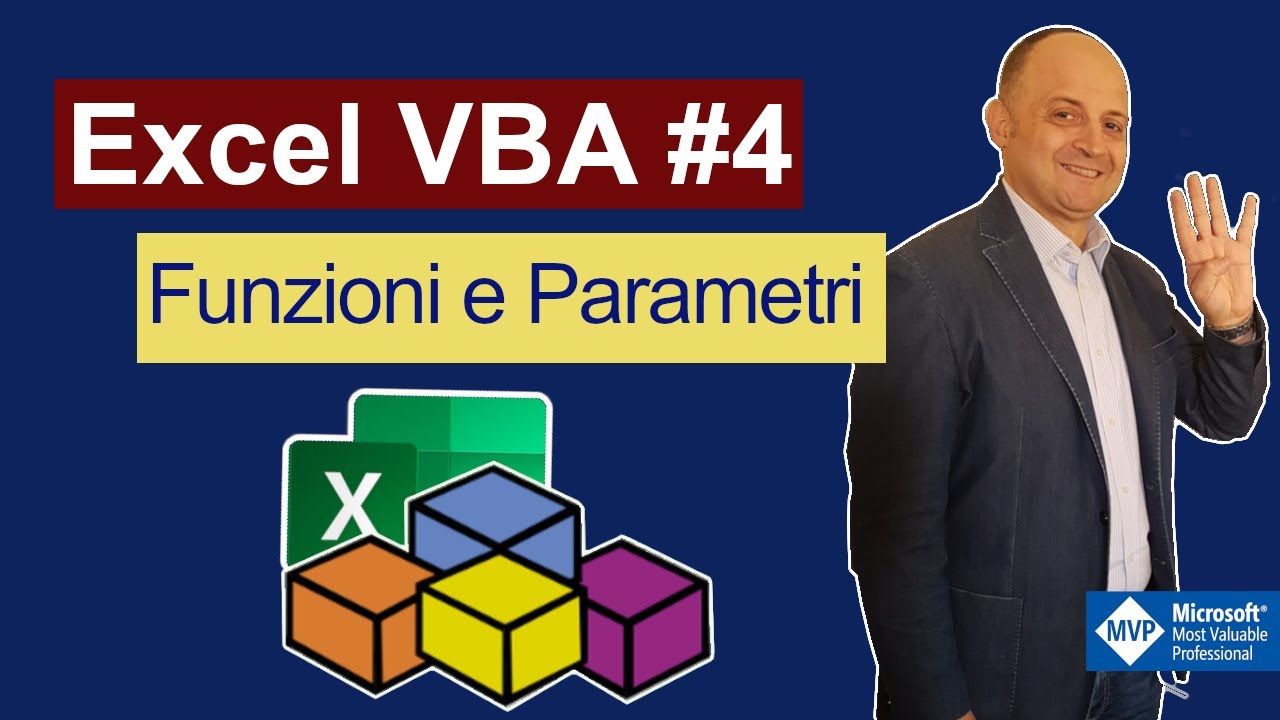 Excel VBA #4 Gestioni dei parametri di una funzione, con  Add, Copy, Find e Printout (Varie Macro)