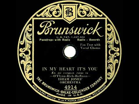 1930 Isham Jones - In My Heart It's You (Frank Sylvano, vocal)