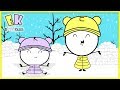 SNOW DAY Snowball Fight With Emma Vs Kate Outdoor Indoor Play
