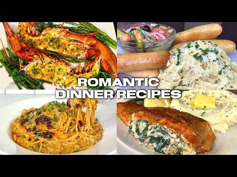 ROMANTIC DINNER RECIPES FOR DATE NIGHT AT HOME!