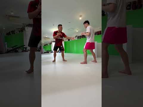 カーフキックの当て方のポジション取り、相手を動かして当てる@高橋遼伍セミナー