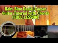 Baby Blue Daniel Caesar Guitar Tutorial With Fingerpicking FULL TABS