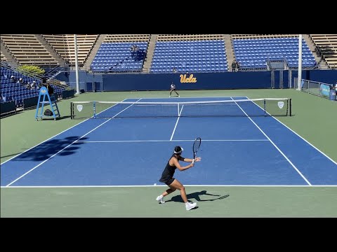 Fangran Tian(UCLA) vs Haley Giavara (CAL) College Tennis