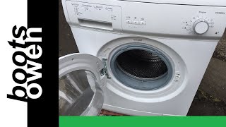 How to clean washing machine filter: Currys Essentials C510WM14