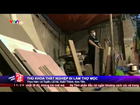 Nữ thủ khoa thất nghiệp làm thợ mộc