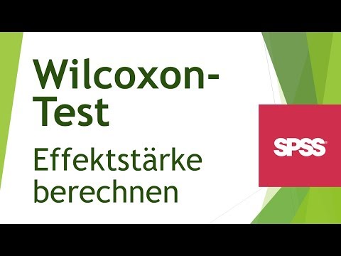 Effektstärke Wilcoxon-Test in SPSS berechnen - Daten analysieren in SPSS (66)