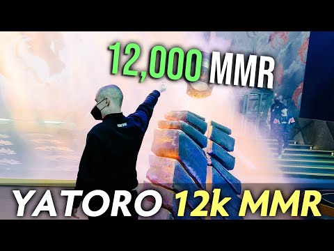 Yatoro 12,000 MMR reached — what a LEGEND