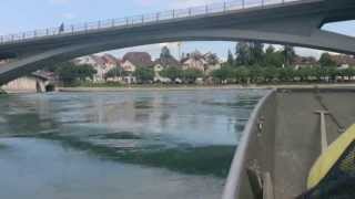 preview picture of video 'Bootsfahrt auf der Aare'