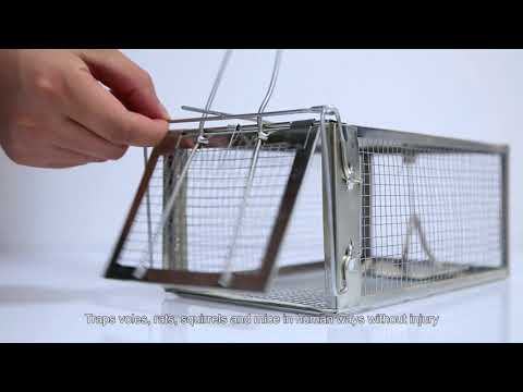 Rat Trap Cage Humane Live Rodent Trap Cage