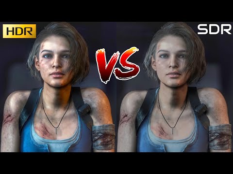 Resident Evil 3 - HDR vs SDR Comparison - HDR Is The Clear Winner