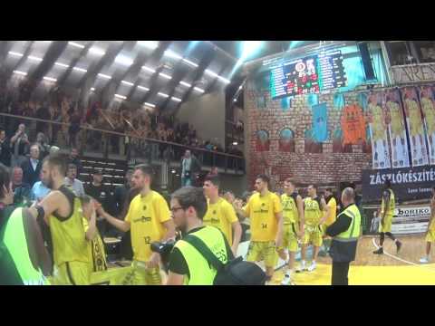 Falco-Körmend 2016. november 29. - meccs végi ünneplés