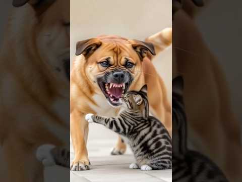 Dog Vs Cat 🐕😸🐾 Watch The End! #shorts #youtubeshorts #viral #trending #new