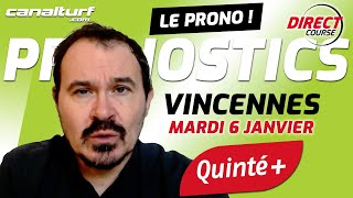 emission video des courses turf pmu du Mardi 6 janvier 2026