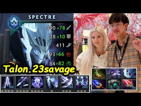 Talon 23savage Spectre 13K MMR vs Blacklist Raven Enchatress - Carry battle Dota 2 pro Gameplay