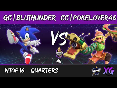 XGLB8 Topp16 WQ: BluThunder (Sonic) vs Pokelover46 (Min Min)