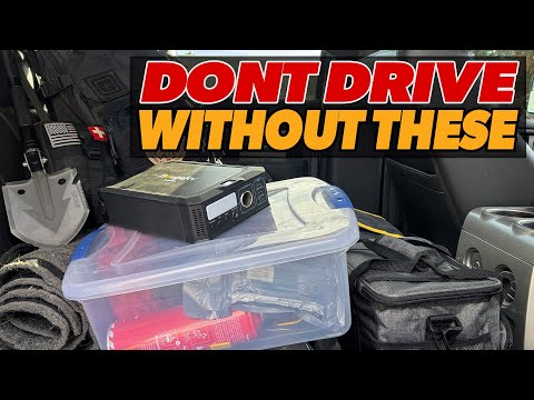 25 Dinge, die jedes Auto für Sicherheit und Überleben braucht